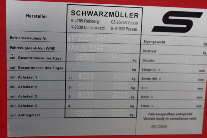 Schwarzmuller SAF 2014 Хуст - зображення 19