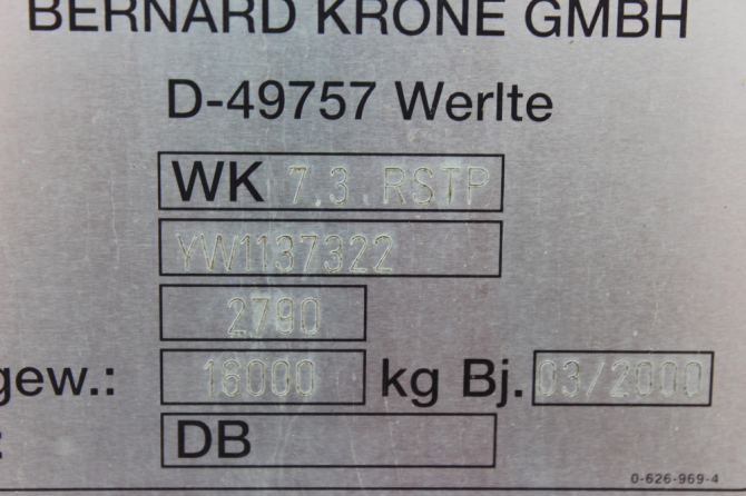 Krone BDF 2000 Хуст - зображення 12