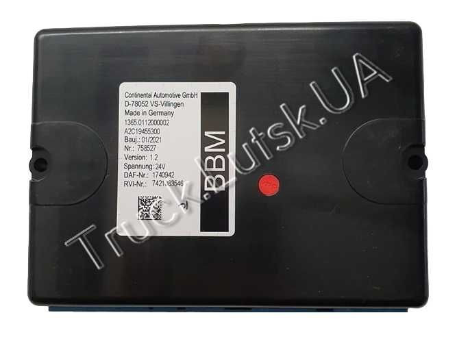 Блок BBM 1740942 v1.2 DAF XF106 480 530 ББМ Даф ХФ106 Євро6 в1.2!! Луцьк - зображення 1