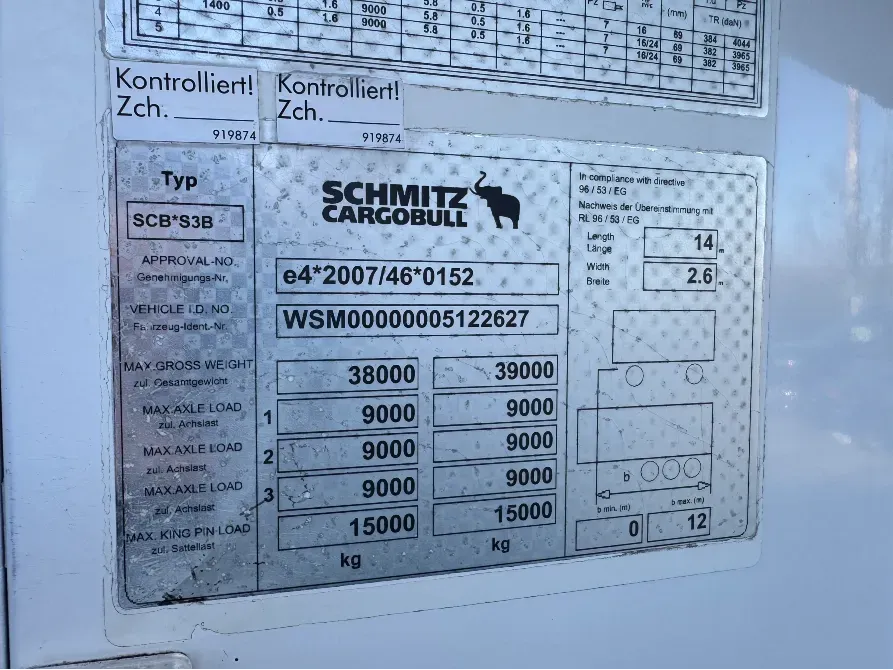 Schmitz Cargobull SCB S3B 2016 Вінниця - зображення 6