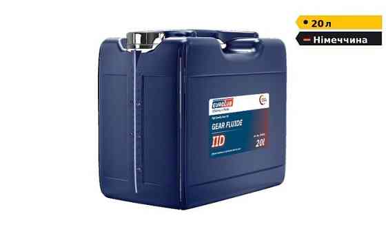 Олива 20 літрів EUROLUB Gear Fluide II D ATF червона для ГУР вантажних авто CAT Ford Mercedes Дніпро