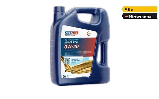 Моторна олива EUROLUB SUPER ECO SAE 0W/20 синтетична | 5л Дніпро