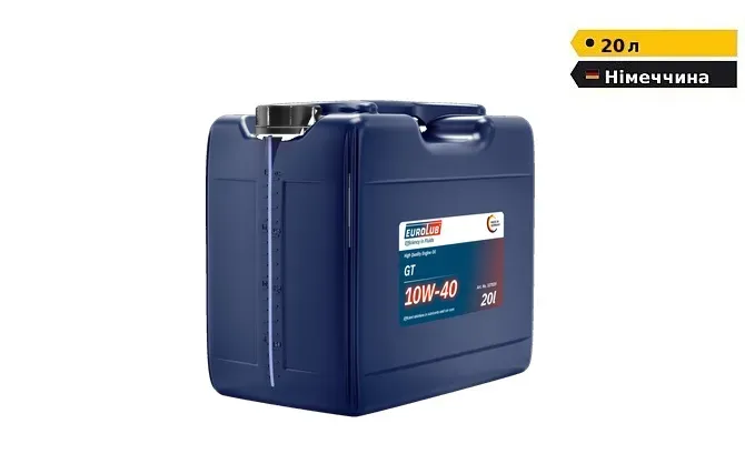Моторна олива EUROLUB GT SAE 10W/40 синтетична | 20л Дніпро - зображення 1