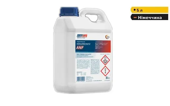 Антифриз 5 літрів EUROLUB ANF концентрат синій G11 -74°С для легкових та вантажних авто Дніпро