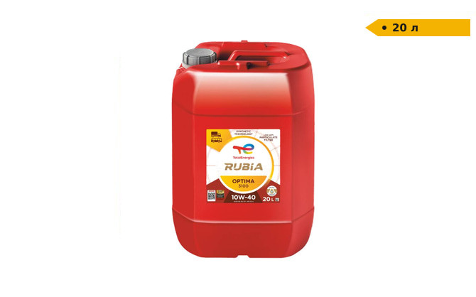 Моторна олива Total Rubia Optima 3100 10W-40 | 20 л Луцьк - зображення 1