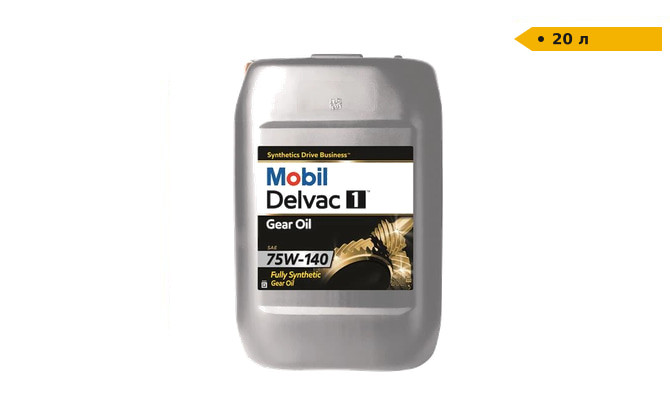 Трансмісійна олива Mobil Delvac 1 Gear Oil 75W-140 | 20 л Луцьк - зображення 1
