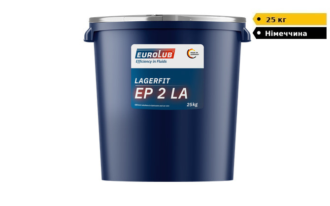 Мастило EUROLUB LAGERFIT EP 2 LA | 25 кг Дніпро - зображення 1