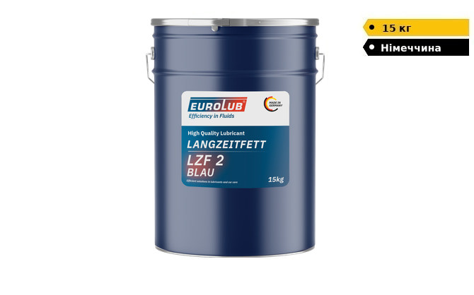 Мастило EUROLUB Langzeitfett LZF 2 blau | 15 кг Дніпро - зображення 1