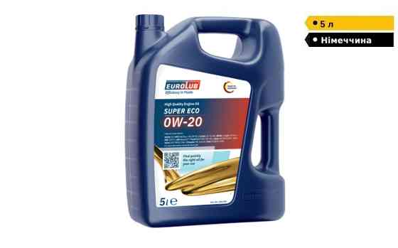 Моторна олива EUROLUB SUPER ECO 0W-20 | 5 л Дніпро