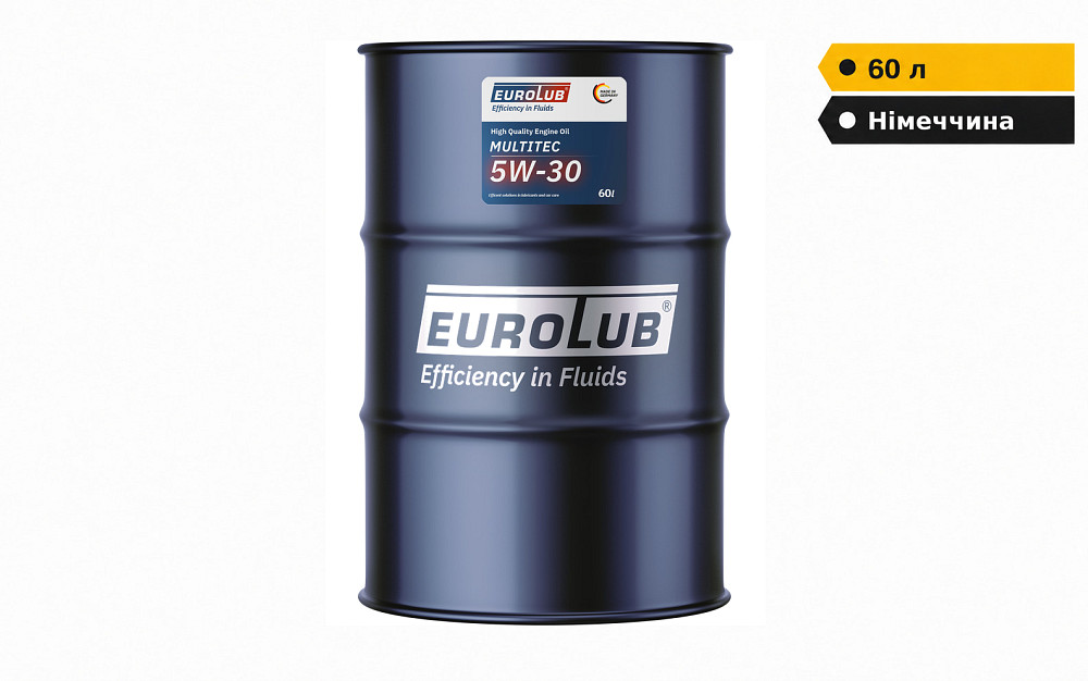 Моторна олива EUROLUB MULTITEC (FORD) 5W-30 | 60 л Дніпро - зображення 1