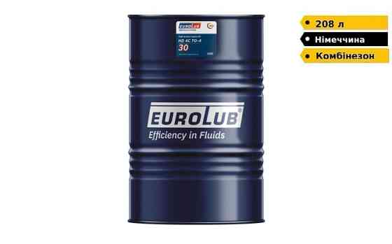 Трансмісійна олива EUROLUB HD 4C TO-4 30W | 208 л Дніпро